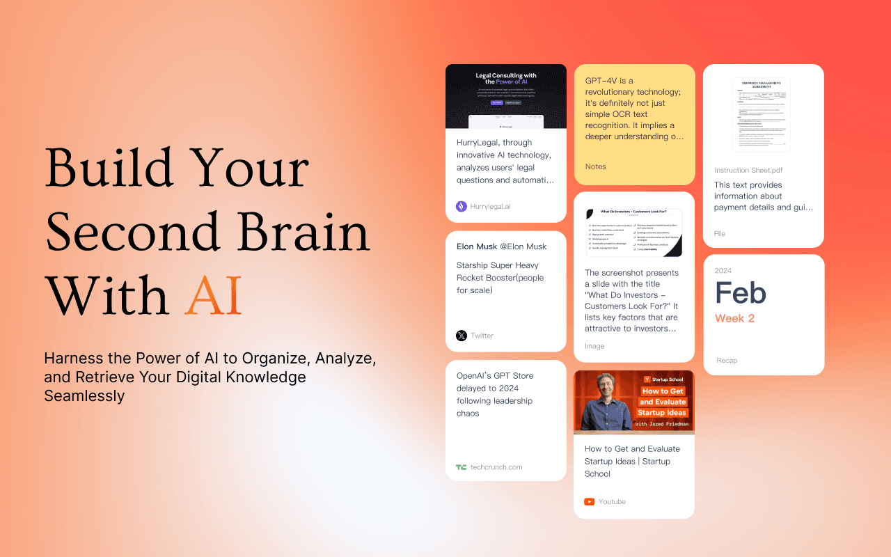 🧠 Turn information overload into inspiration!