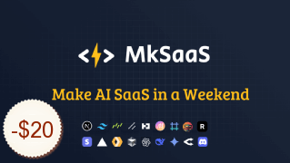 MkSaaS Discount Coupon Code