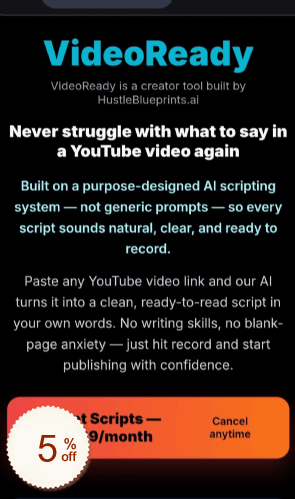 VideoReady Discount Coupon Code