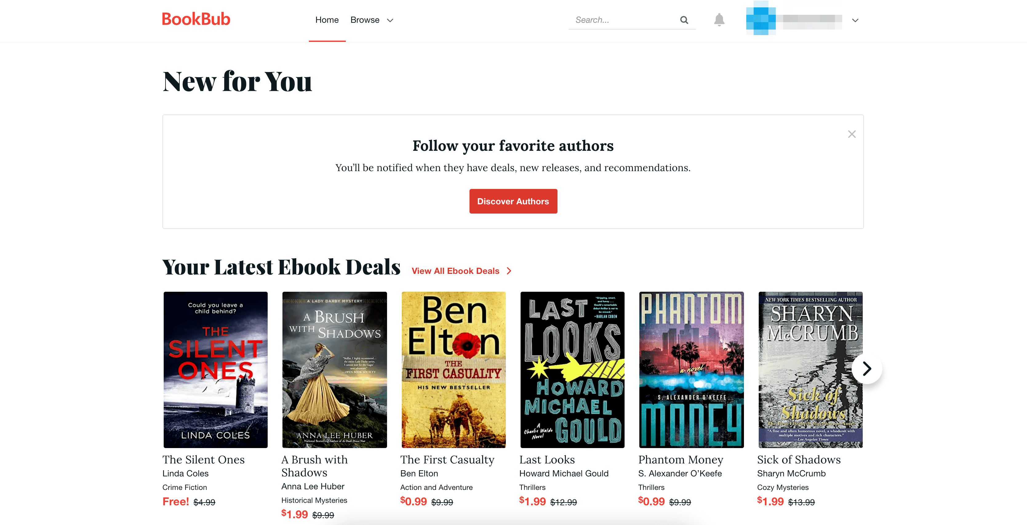 BookBub Screenshot