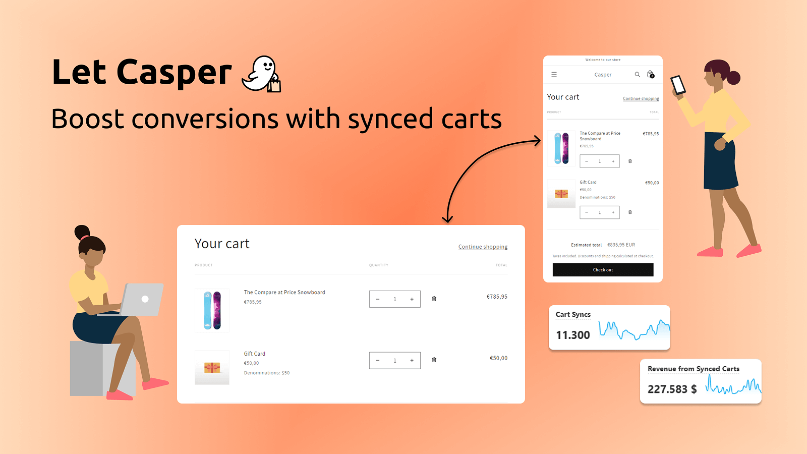 Casper Cart Sync Screenshot