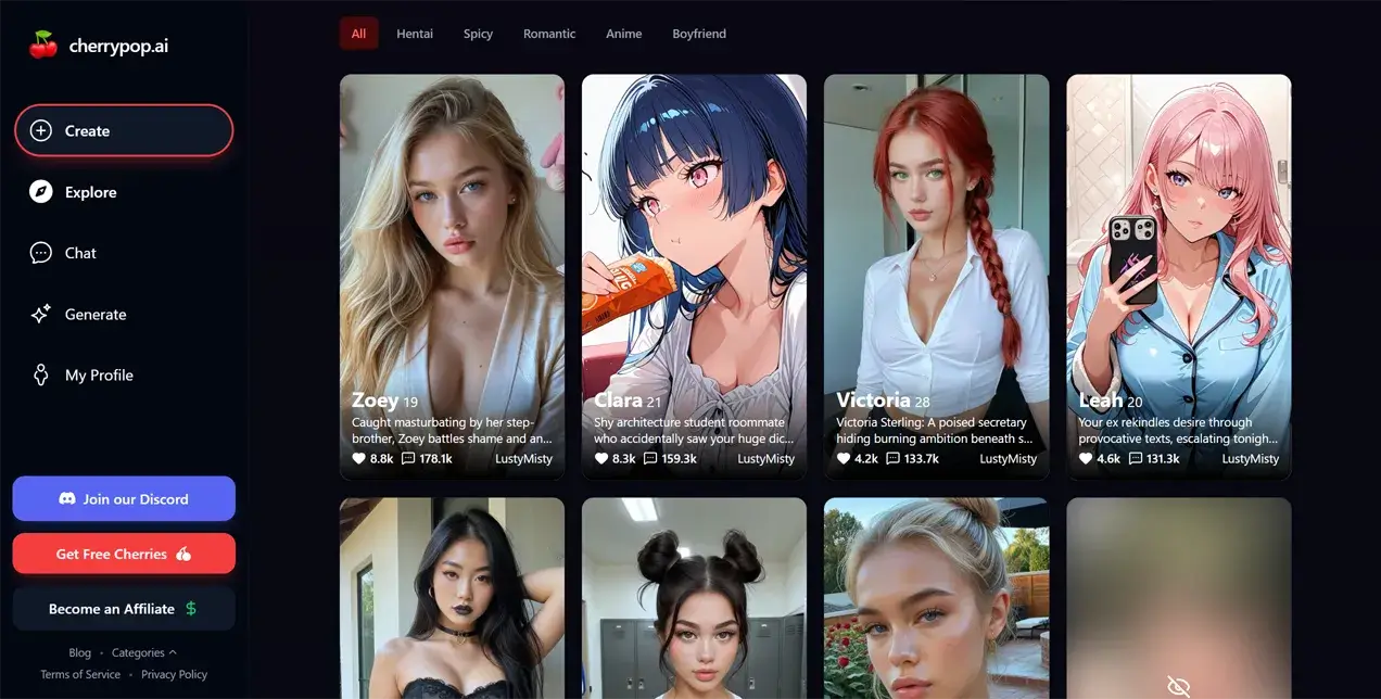 Cherrypop.AI Screenshot