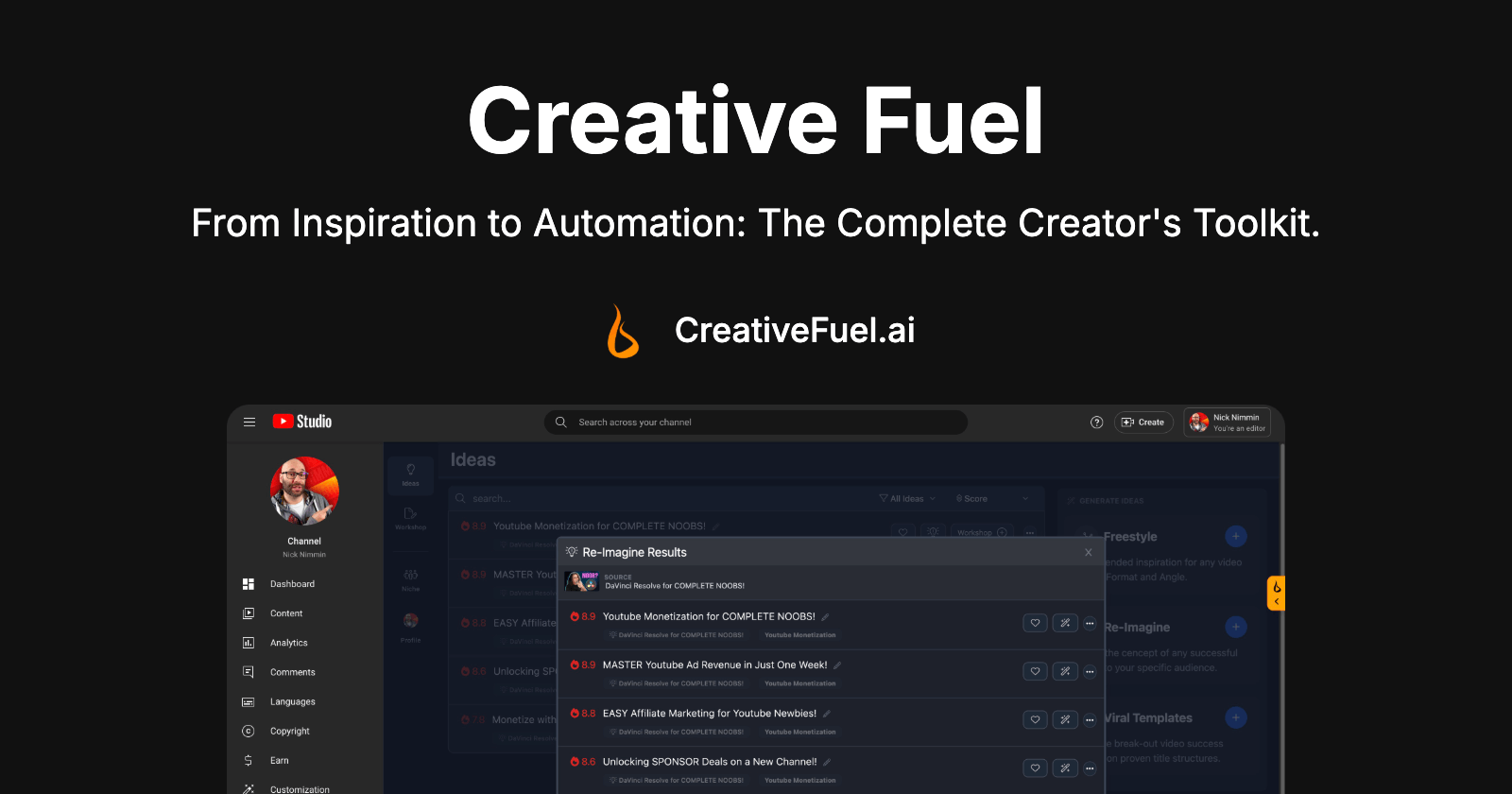 Creative Fuel Screenshot