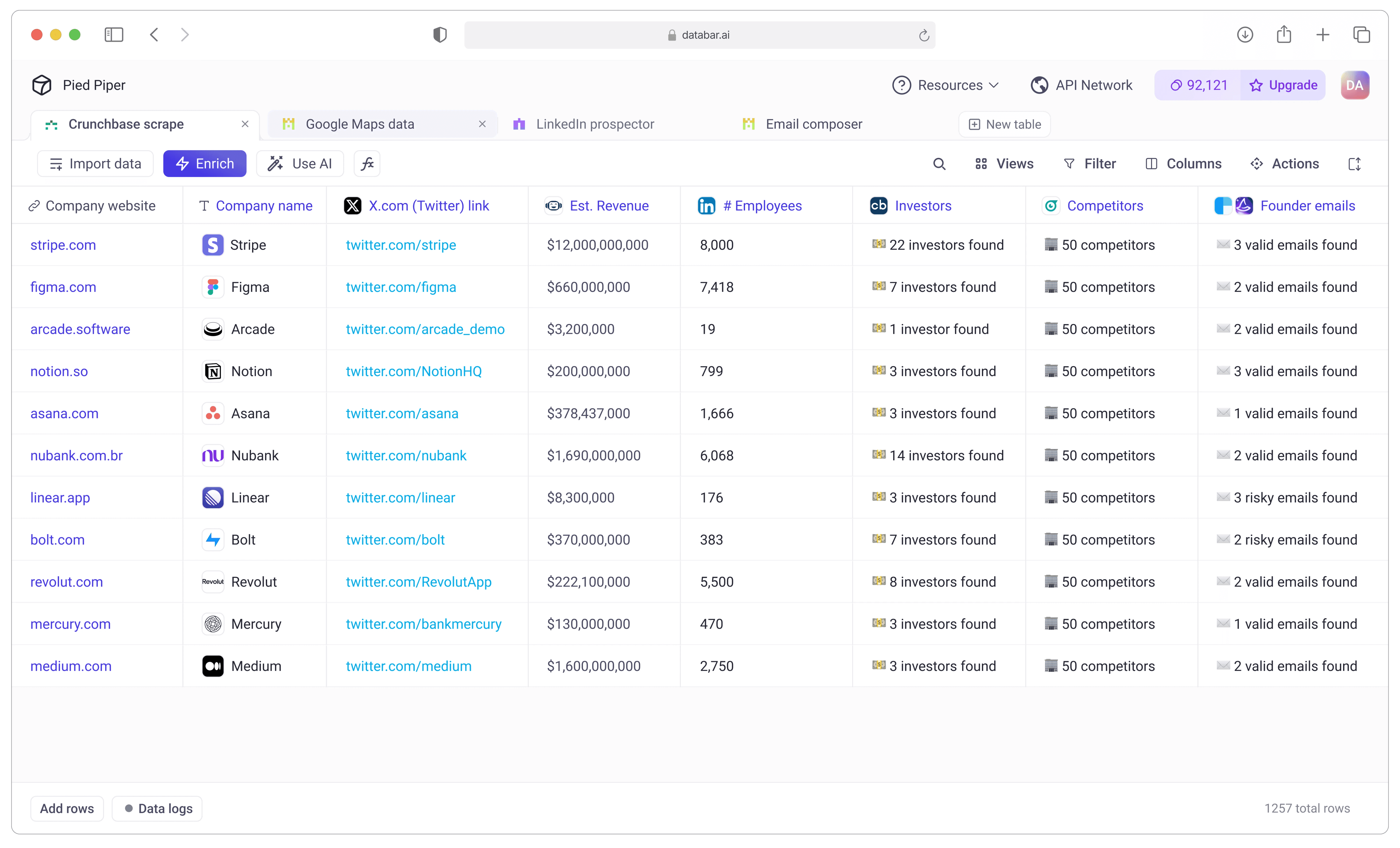 Databar.ai Screenshot