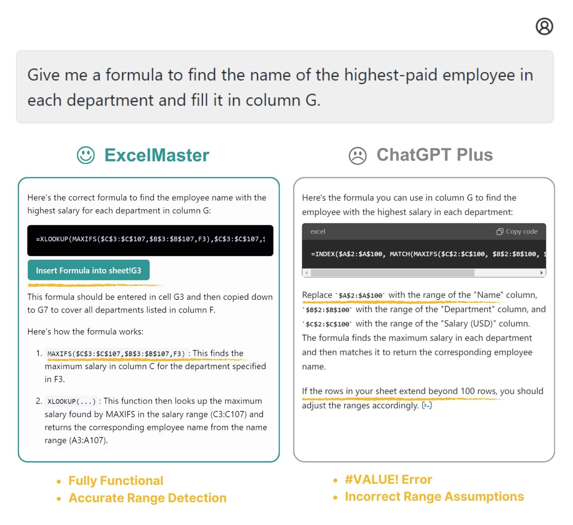 ExcelMaster AI Screenshot