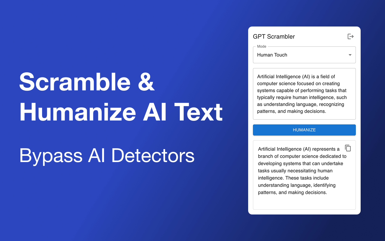 GPT Scrambler Screenshot
