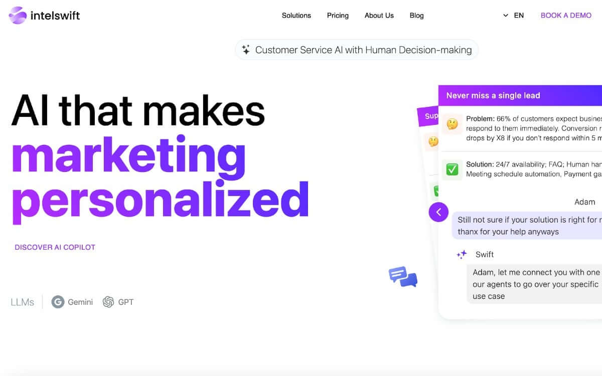 Intelswift Screenshot
