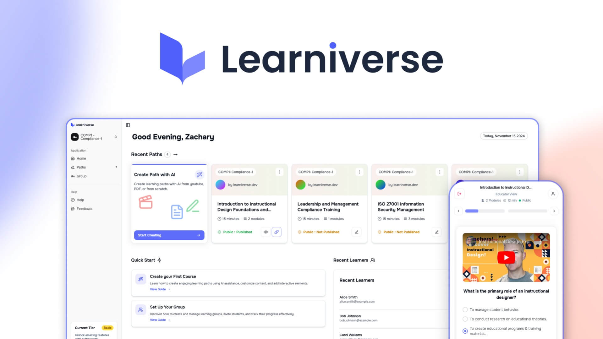Learniverse Screenshot