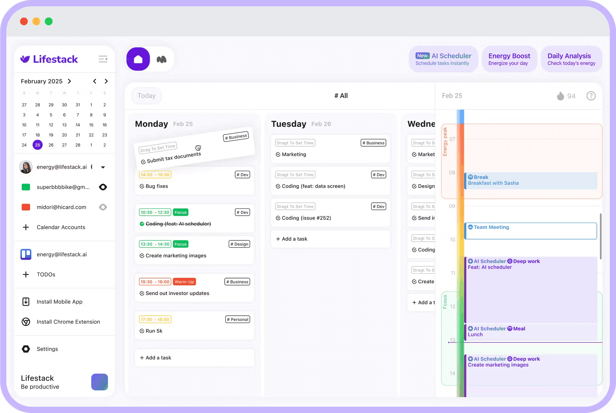Lifestack Screenshot