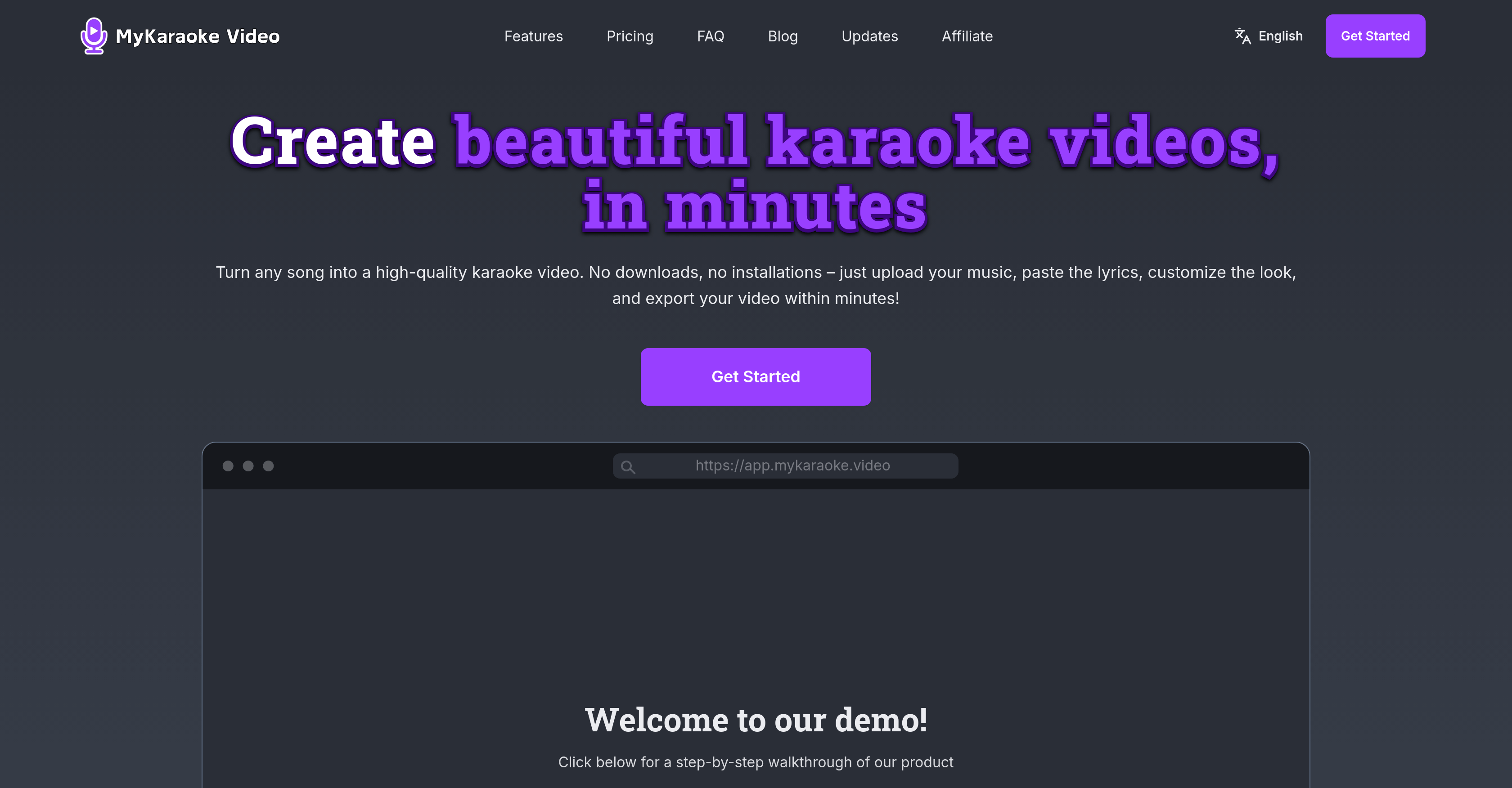 MyKaraoke Video Screenshot