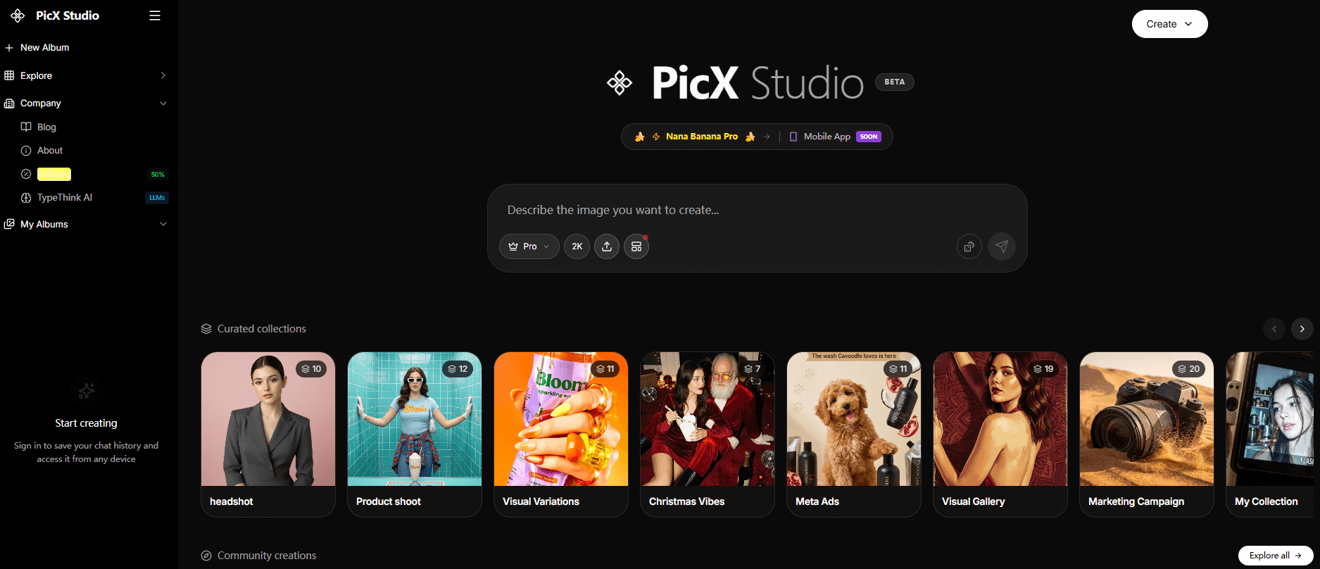 PicX Studio Screenshot