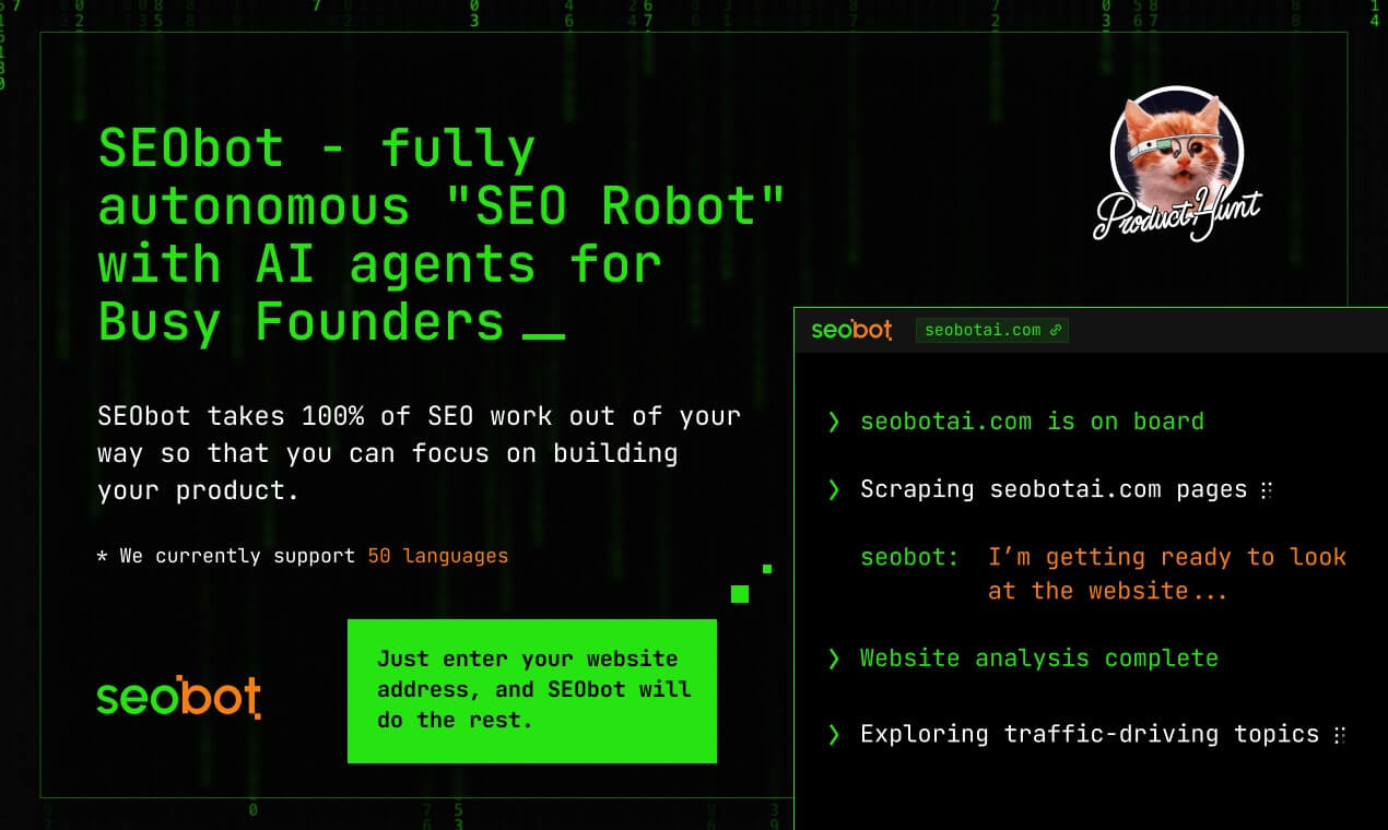 SEO bot Screenshot