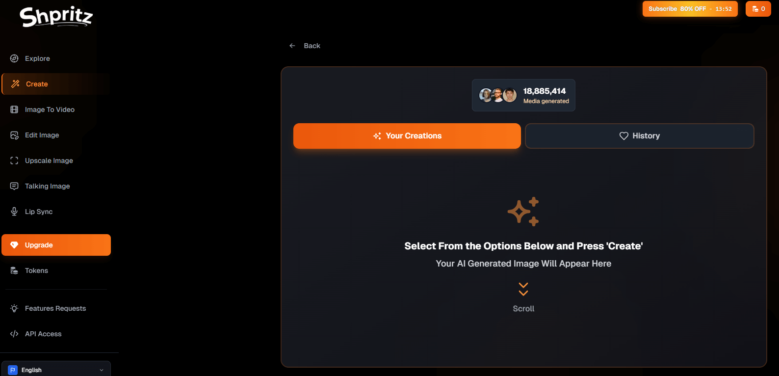 Shpritz AI Screenshot