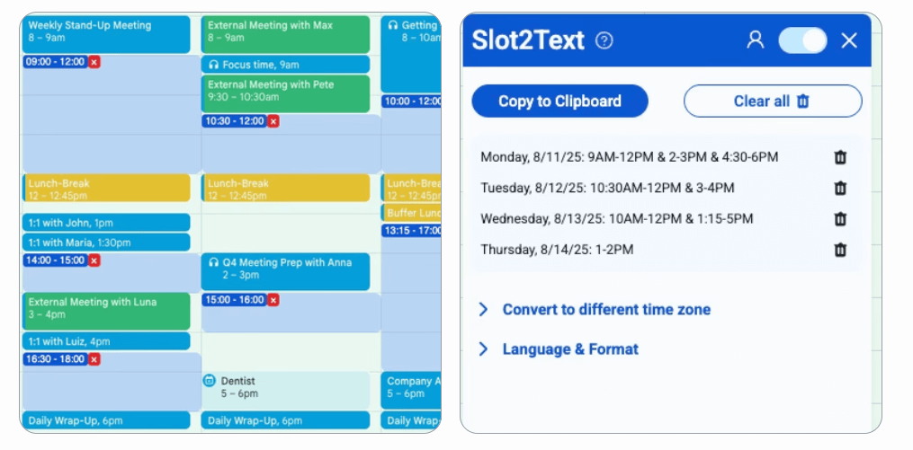 Slot2Text Screenshot