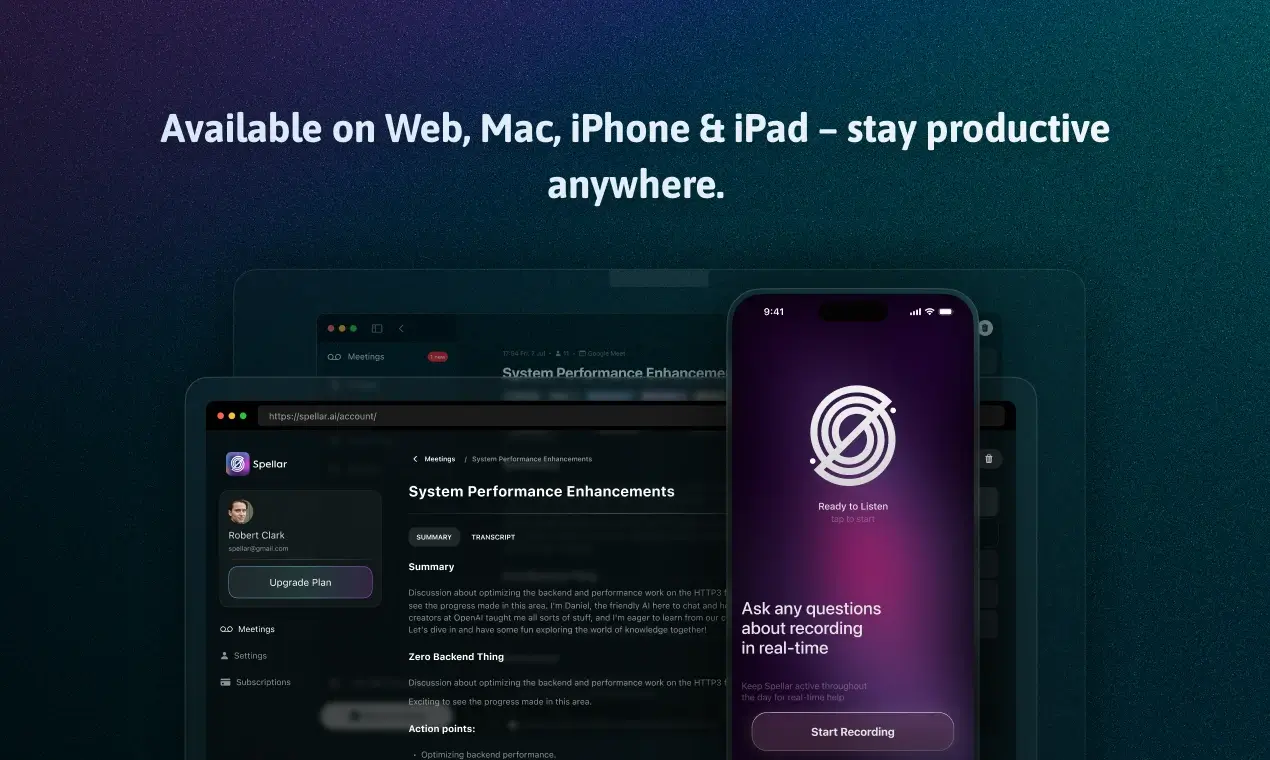 Spellar AI Screenshot
