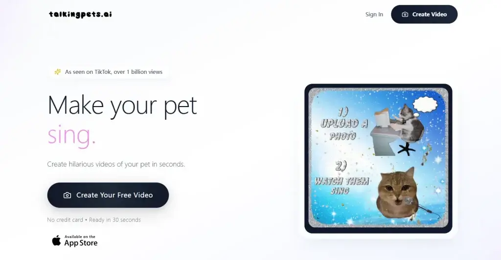 TalkingPets.ai Screenshot