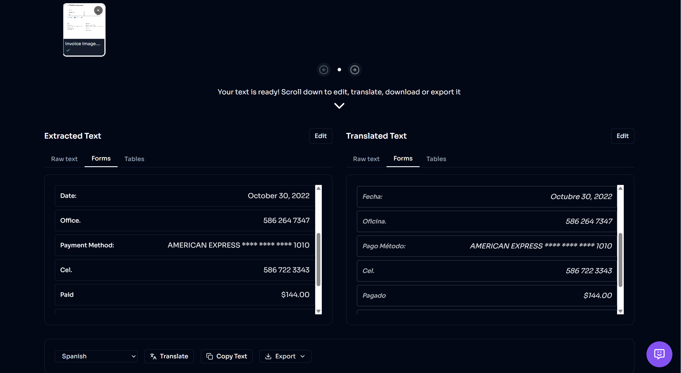 Texify.It Screenshot