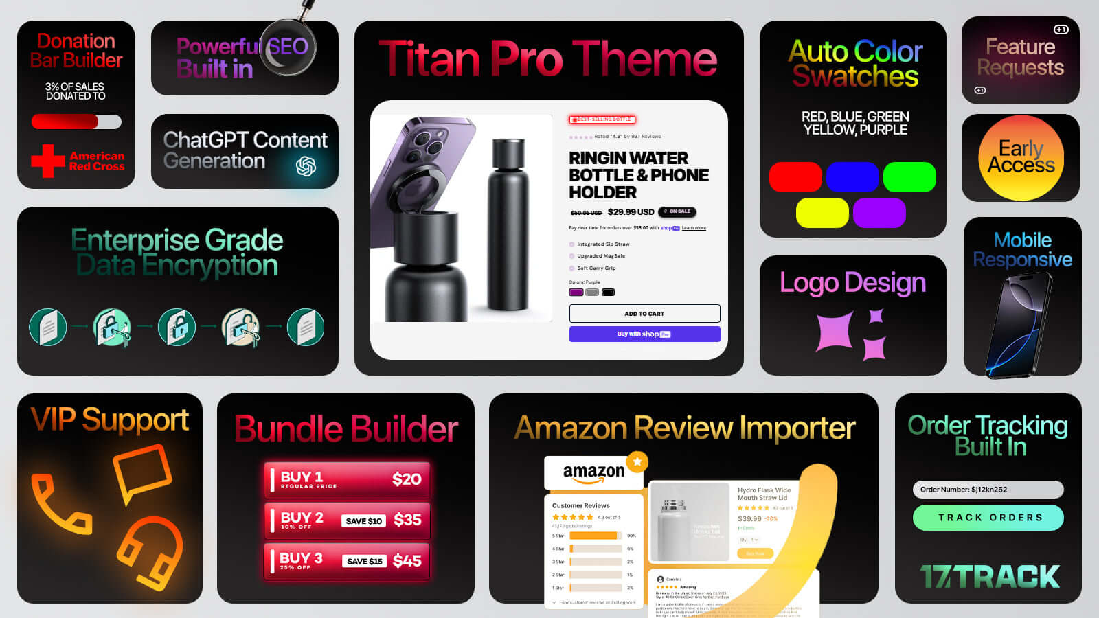 Titan AI Store Builder Screenshot