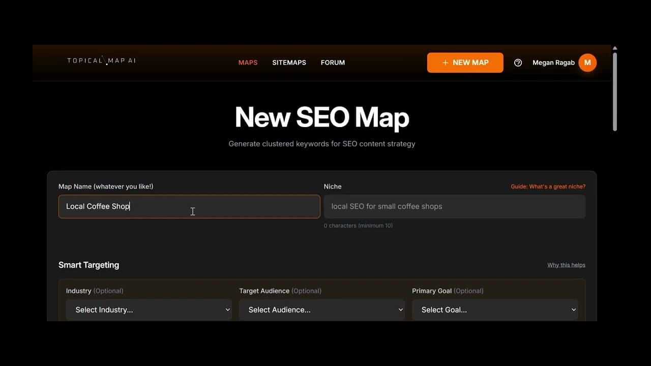 Topical Map AI Screenshot