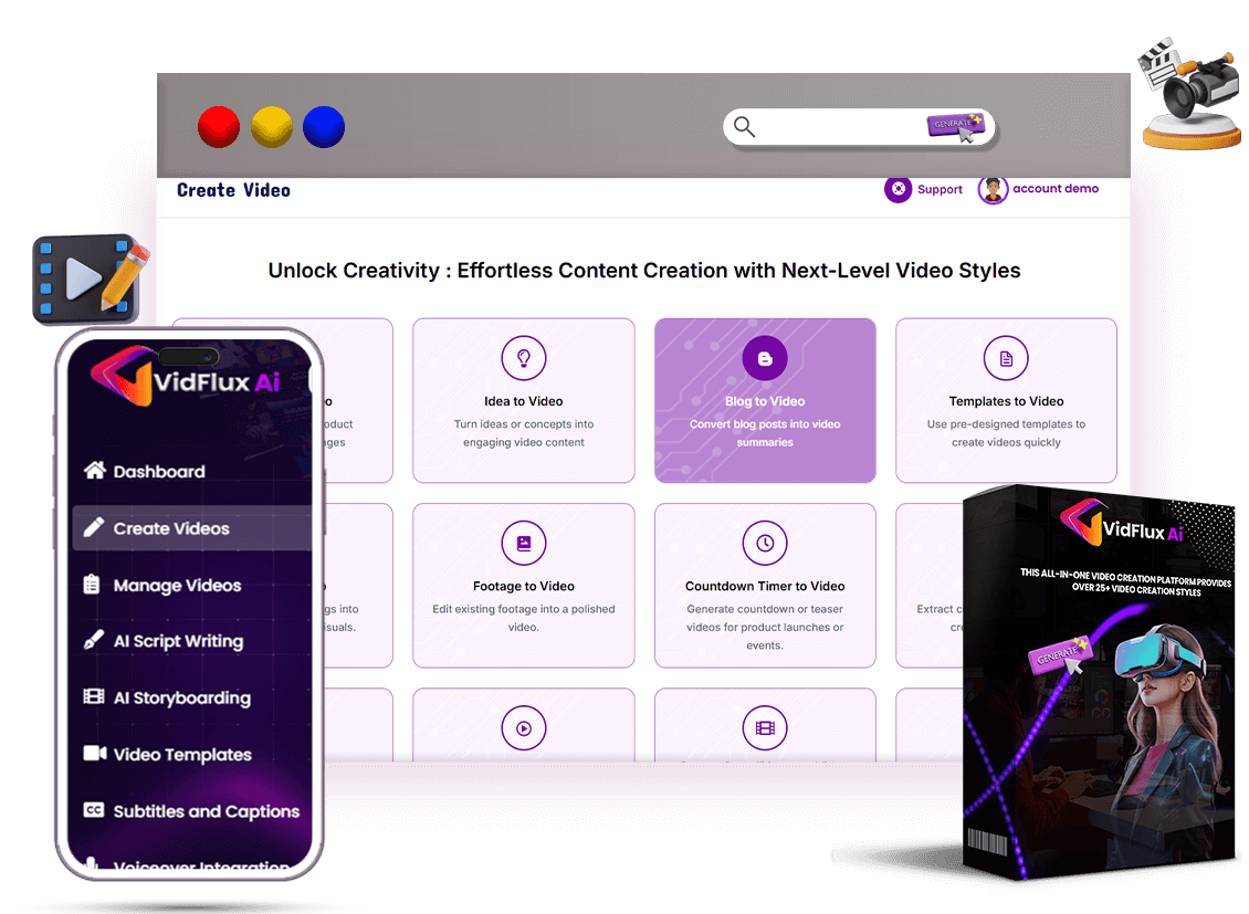 Vidflux AI Discount Coupon Code