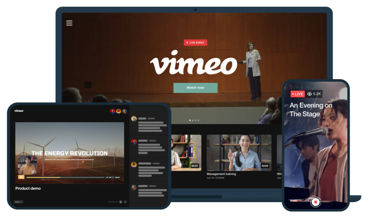 Vimeo Screenshot