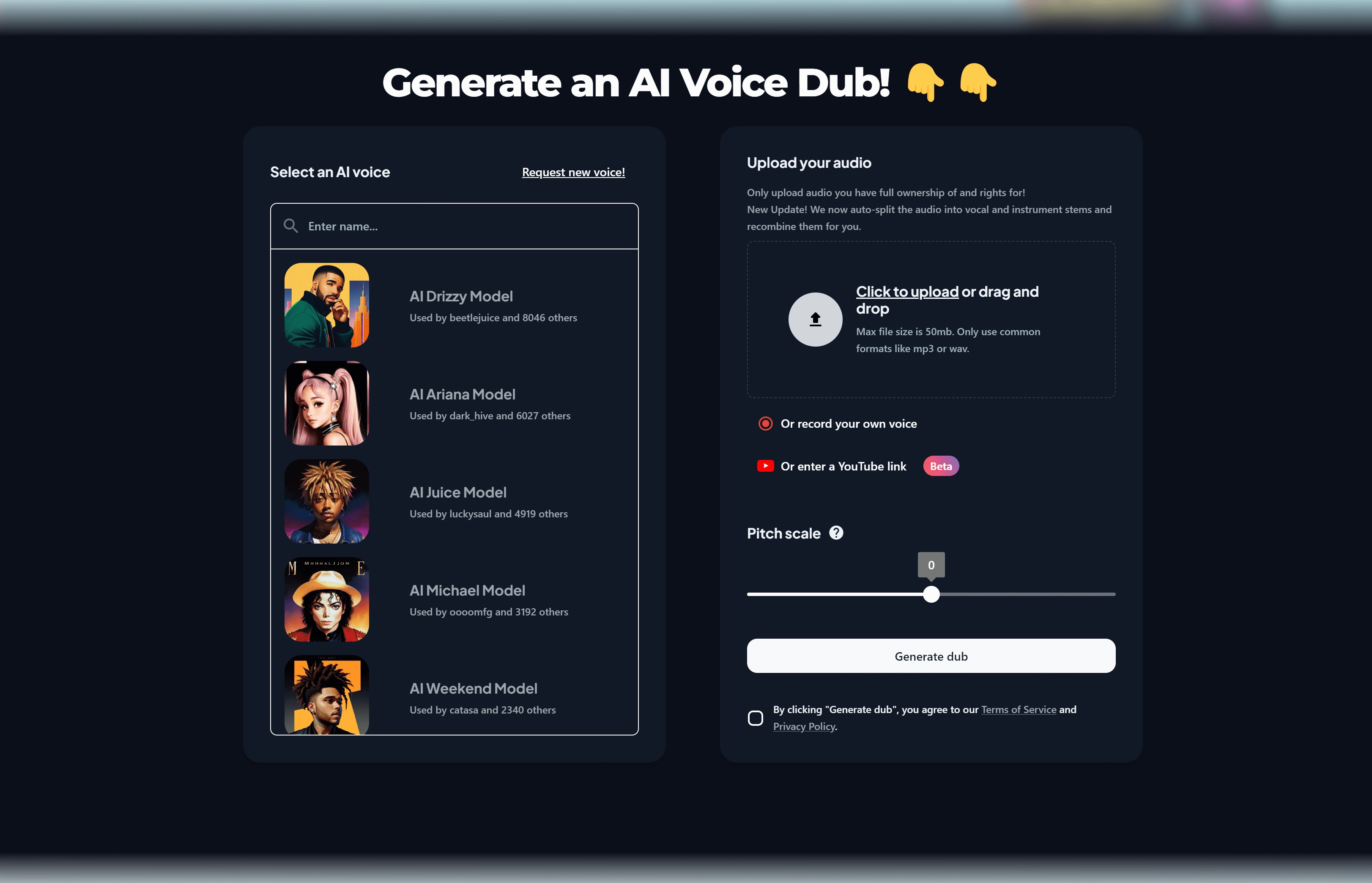 VoiceDub Screenshot