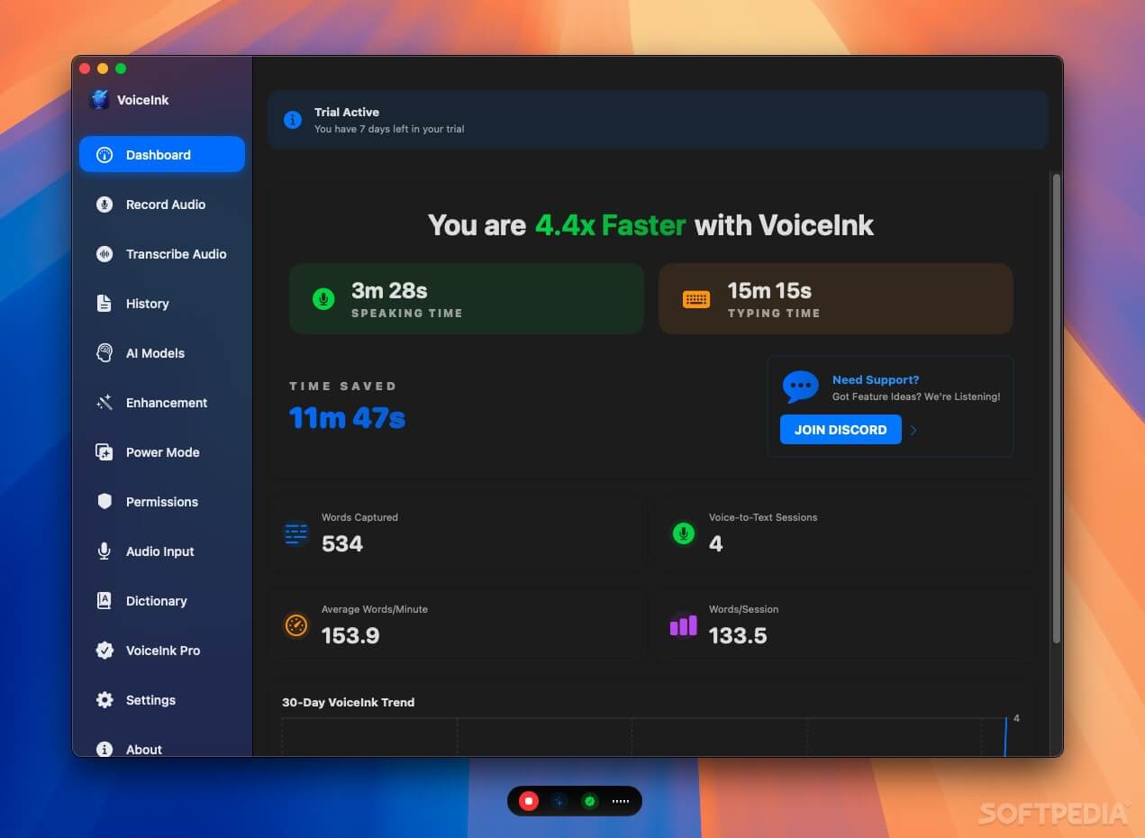 VoiceInk Screenshot