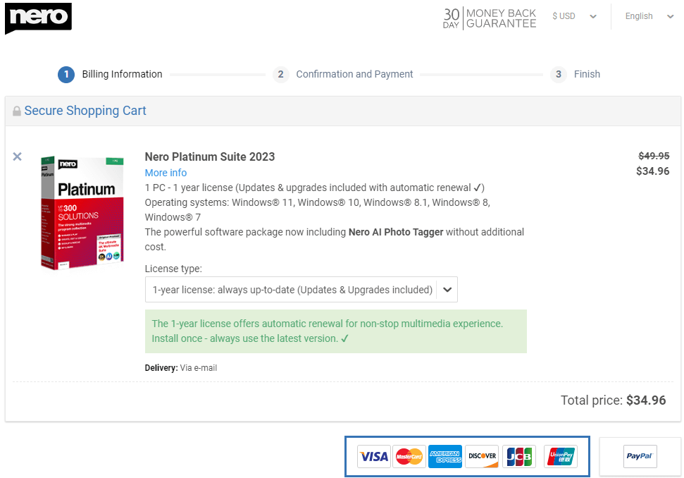 Activate Nero Platinum Suite 2023 Discount Coupon