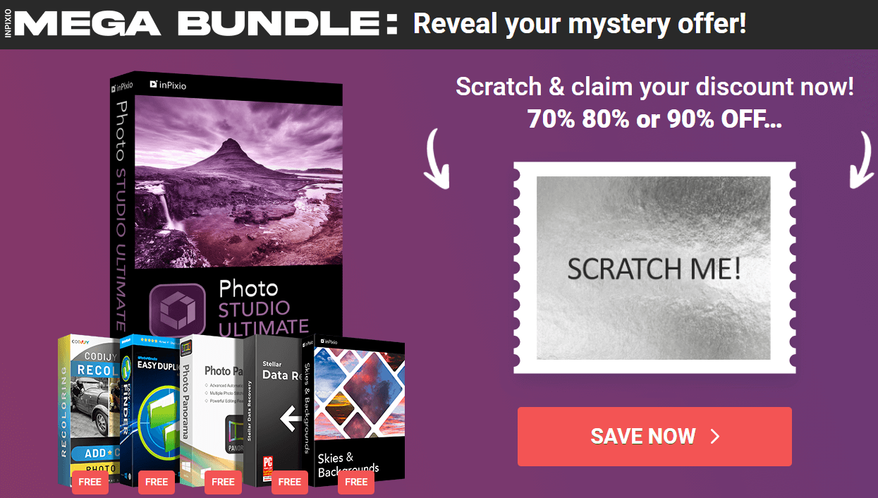 inPixio MEGA BUNDLE - Save 94% Limited Time Only