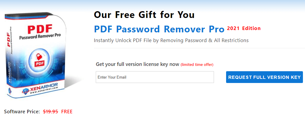 XenArmor PDF Password Remover Pro giveaway