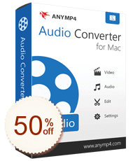AnyMP4 Audio Converter for Mac Discount Coupon