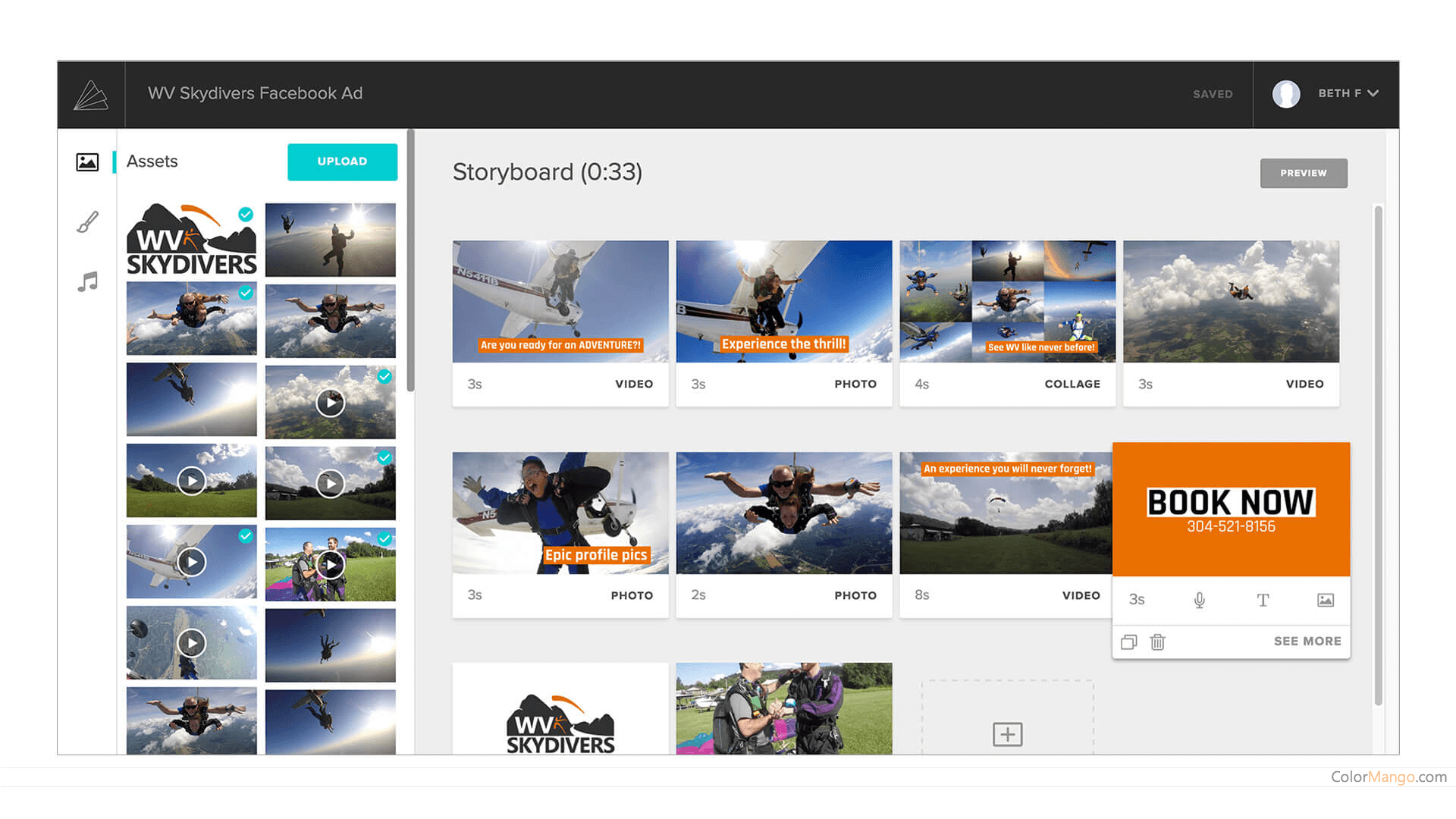 Animoto Screenshot