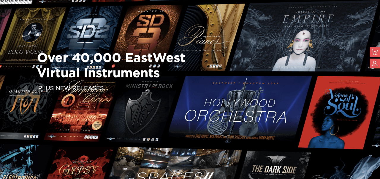 EastWest Sounds Screenshot