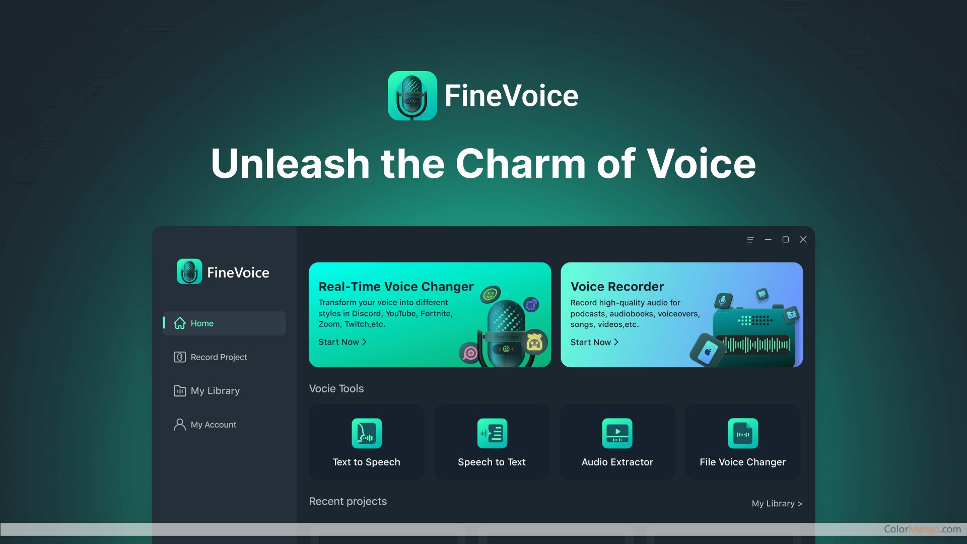 FineShare FineVoice Screenshot