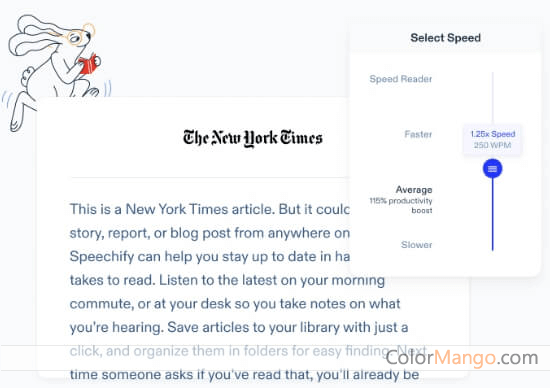 Speechify Screenshot