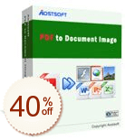 Aostsoft PDF to Document Image Converter Pro Discount Coupon Code
