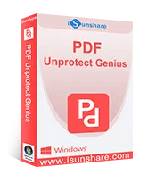 iSunshare PDF Unprotect Genius Boxshot