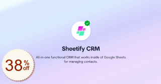 Sheetify CRM Discount Coupon Code