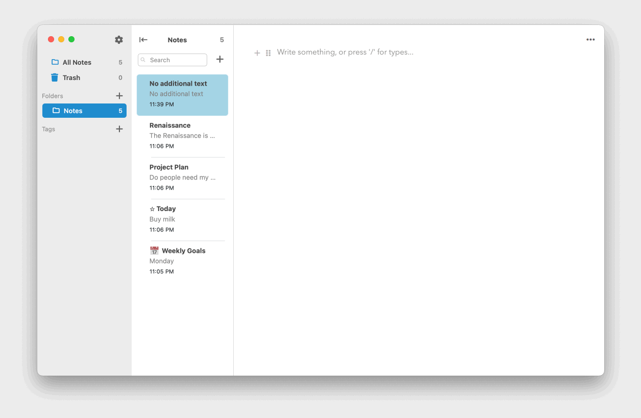 Daino Notes Screenshot