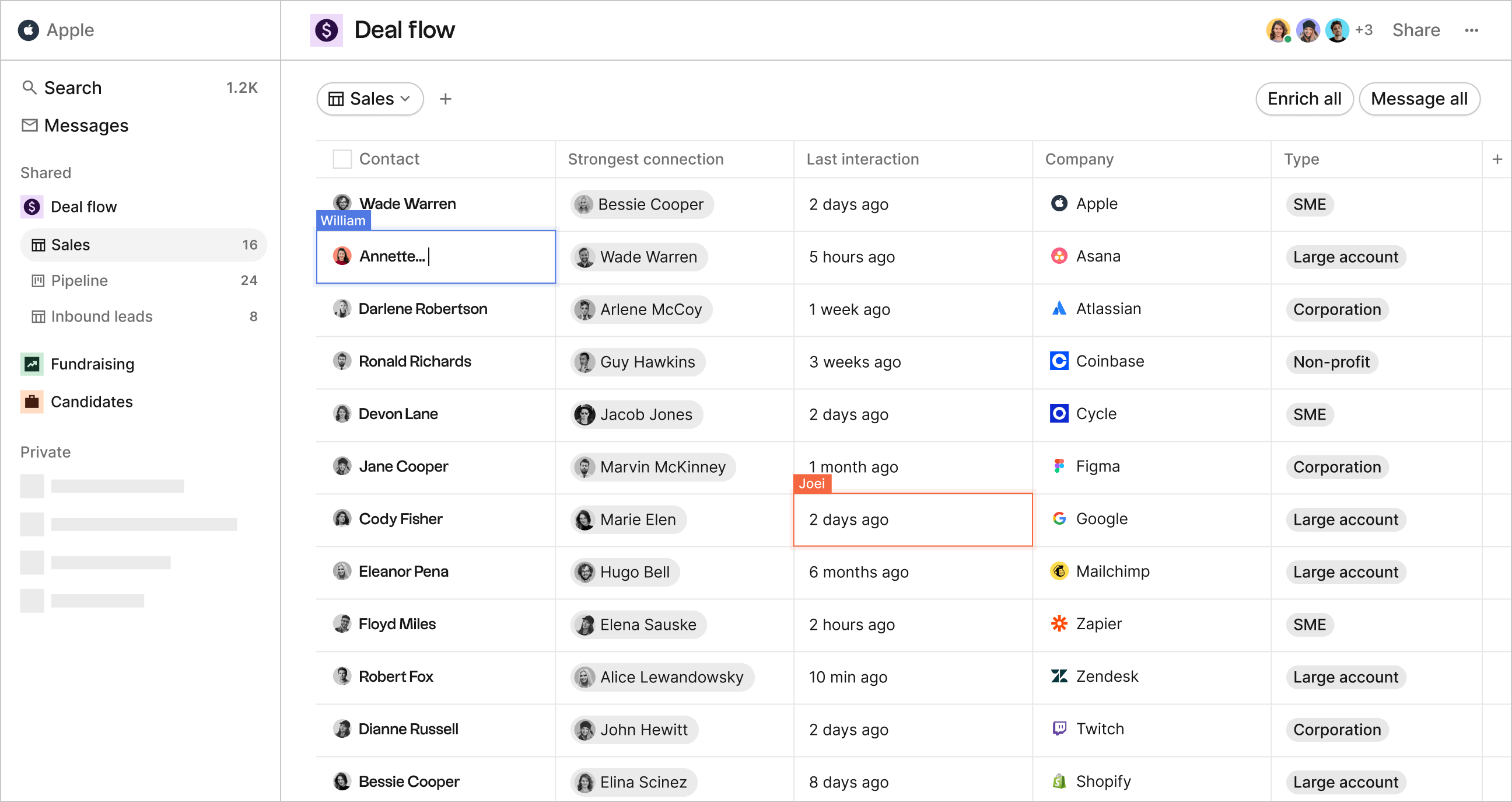 folk.app Screenshot