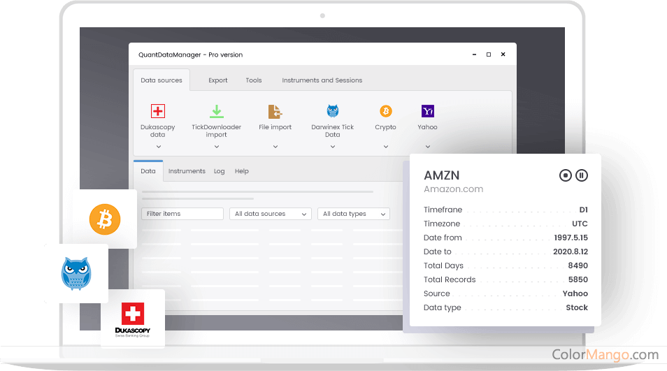 QuantDataManager Screenshot