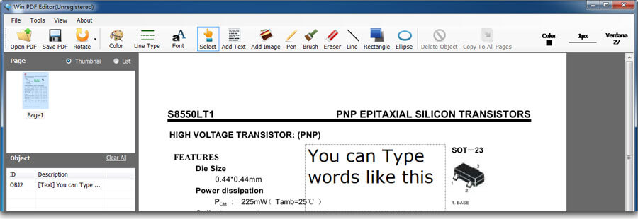 Win PDF Editor Screenshot