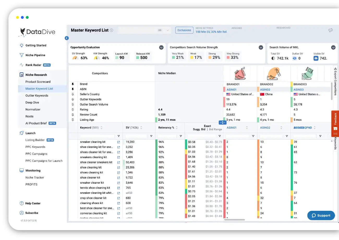 Data Dive Screenshot