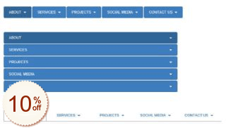 Bootstrap Navigation Bar Discount Coupon Code