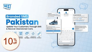 Branded SMS Pakistan Discount Coupon Code