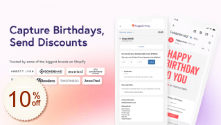 Happy Birthday Email Discount Coupon Code