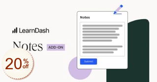LearnDash Notes Discount Coupon Code