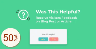 Was This Helpful? Discount Coupon Code