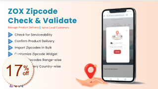 ZOX Zipcode Discount Coupon Code