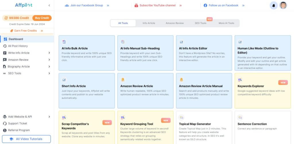 Affpilot AI Screenshot
